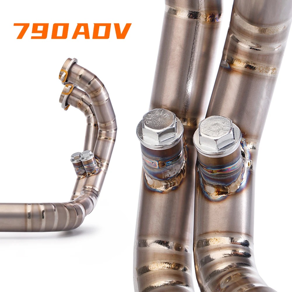 DUKE790 Motorcycle Exhaust System Slip Escape Front Tube Link Pipe Connect Original Full Exhaust System for MS/For New